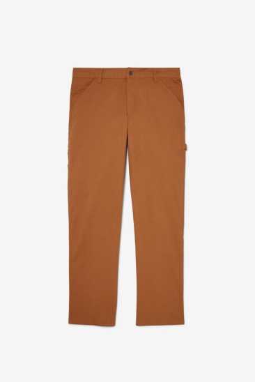 Fila Unisex Flannel Lined Carpenter Pantalon - 32 Inseam 971 Chestnut Fila France OGB-350187